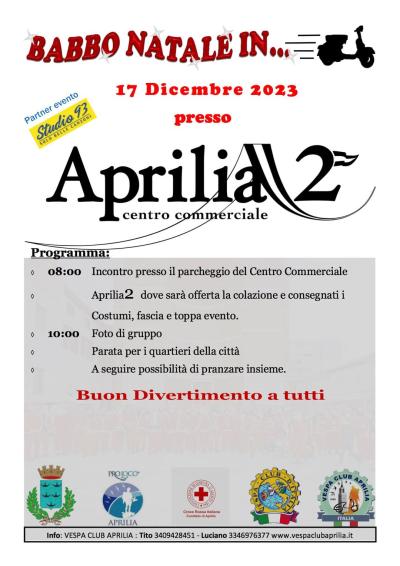 Rekord Babbi Natale in VESPA  Rekord Babbi Natale in VESPA