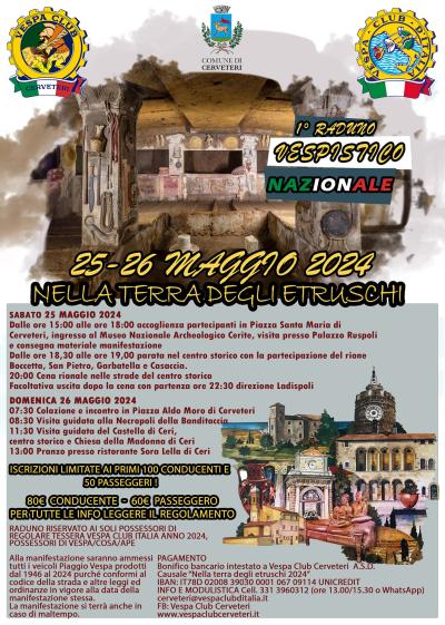 Raduno Nazionale Vespa Club Cerveteri RM