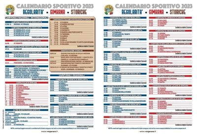 Calendario Sportivo VCI