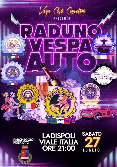Raduno LADISPOLI Vespa e Auto